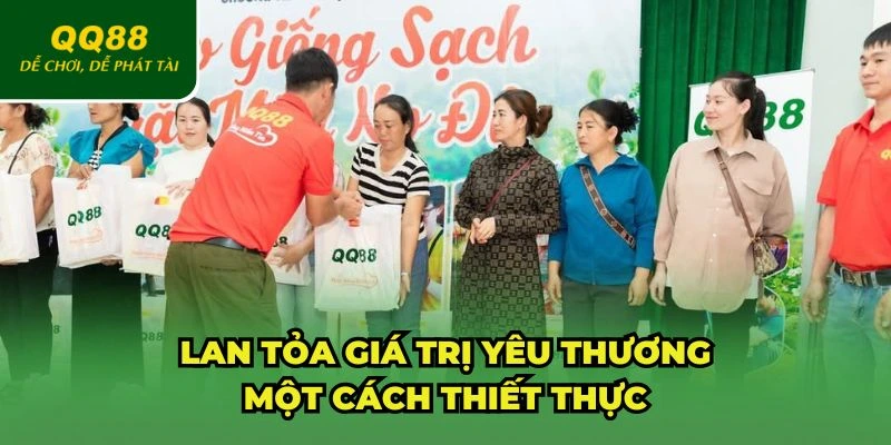 QQ88 cùng Liên Minh OKVIP gieo giếng sạch - lan tỏa yêu thương thiết thực
